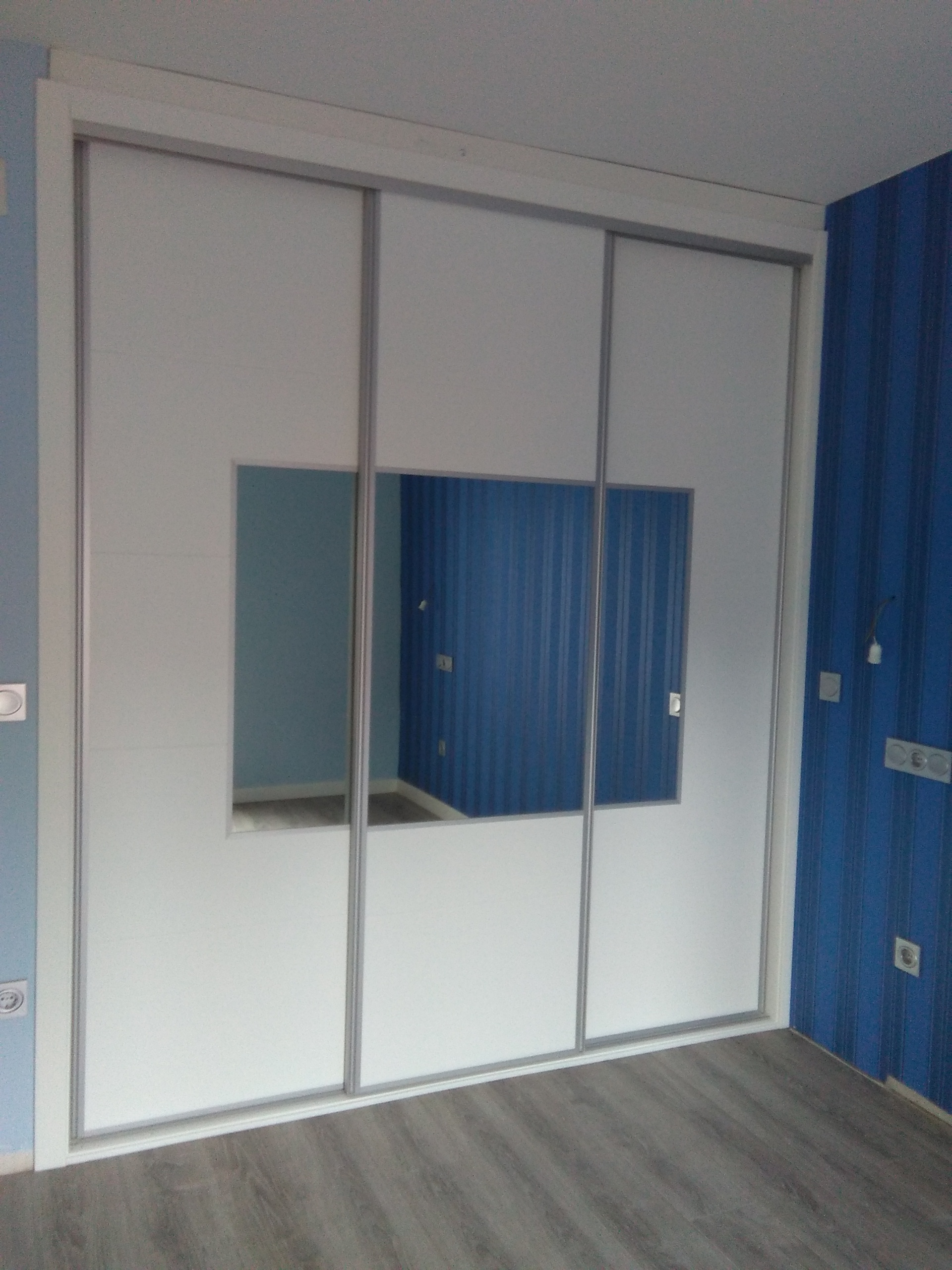 El armario del dormitorio  Puertas armarios empotrados, Puertas de armario  con espejos, Interiores de armarios